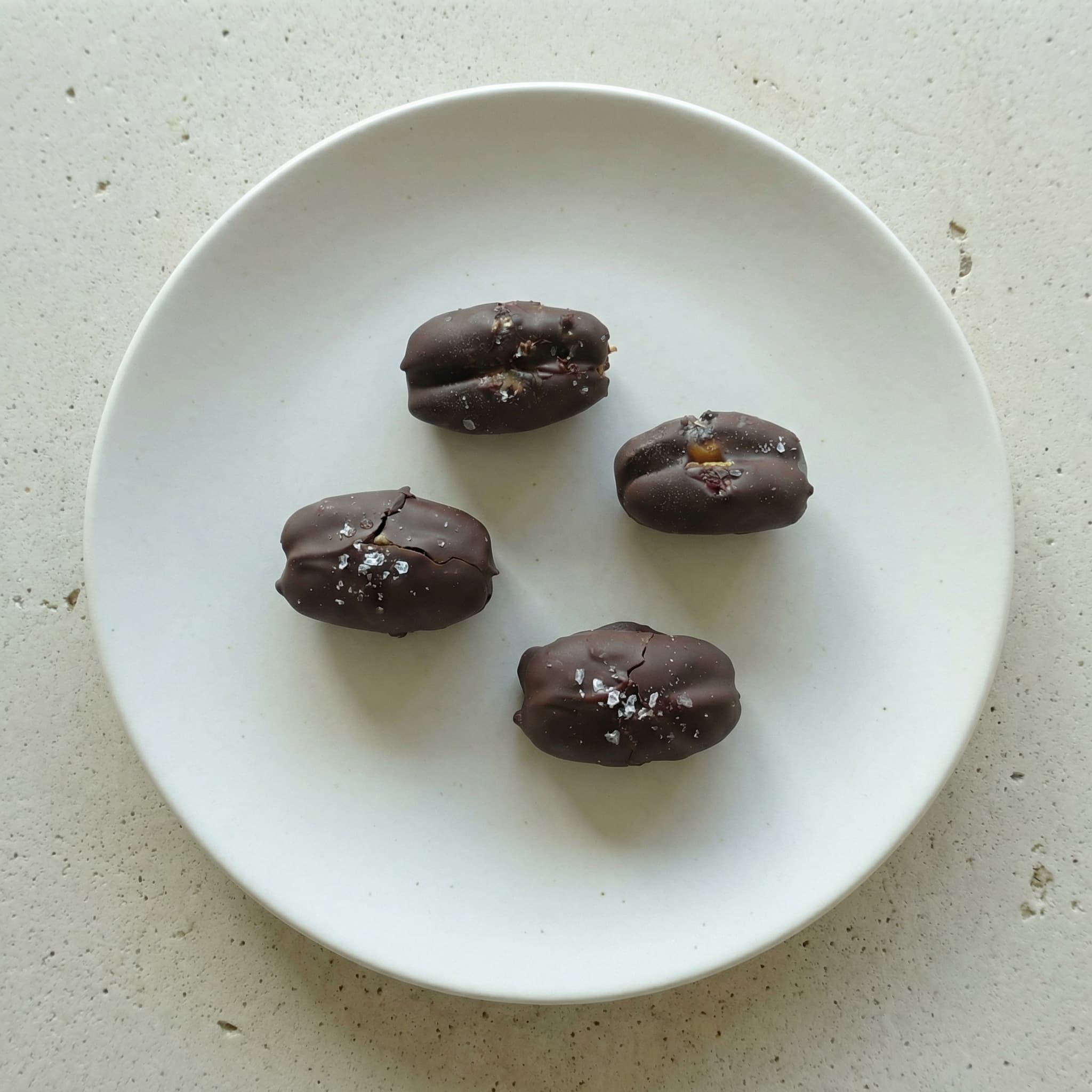 Chocolate Peanut Butter Stuffed Dates