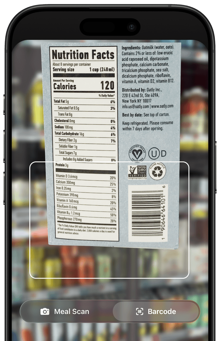 Multiple ways to log food in Microgram
