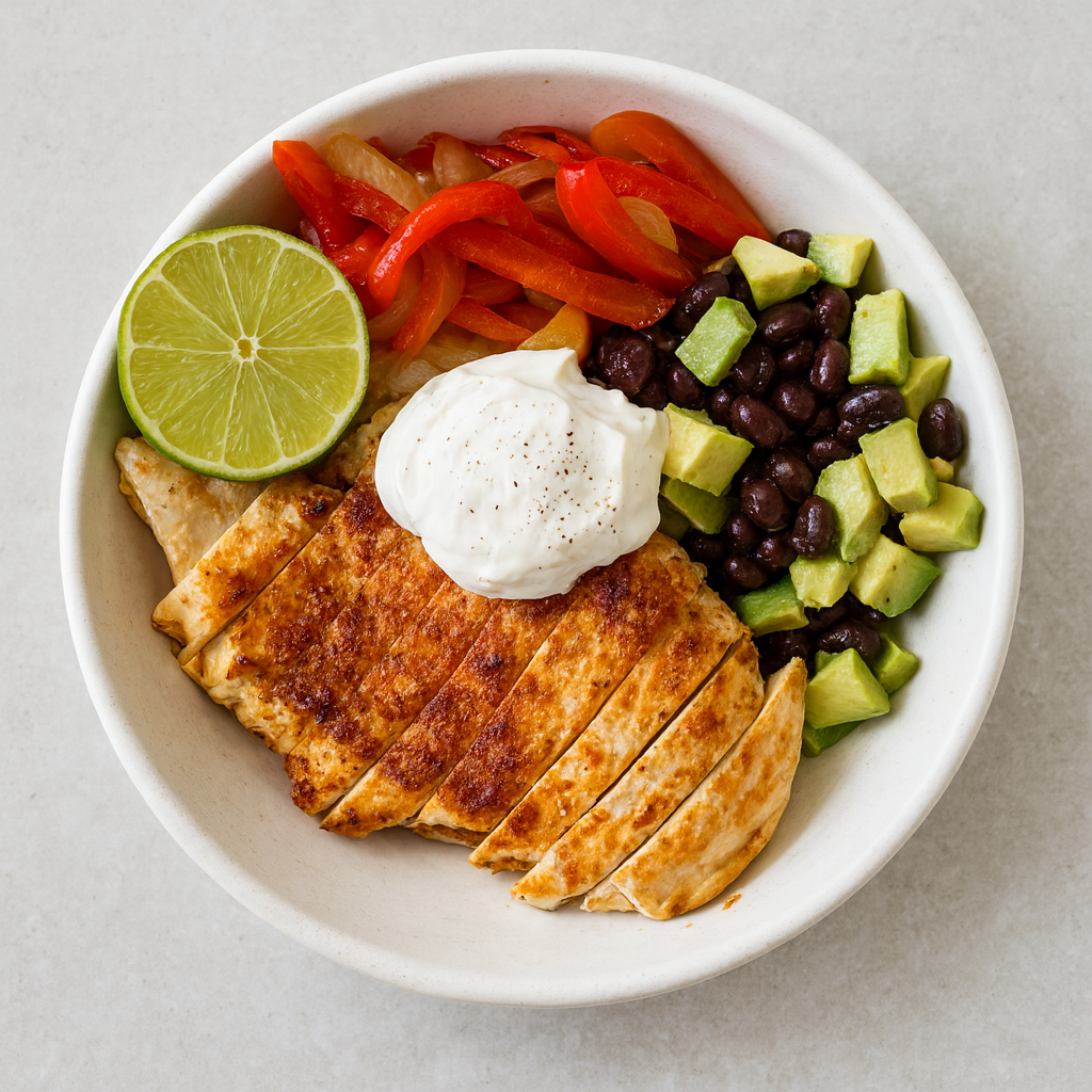 High Protein Chicken Quinoa Bowl | Microgram Recipes