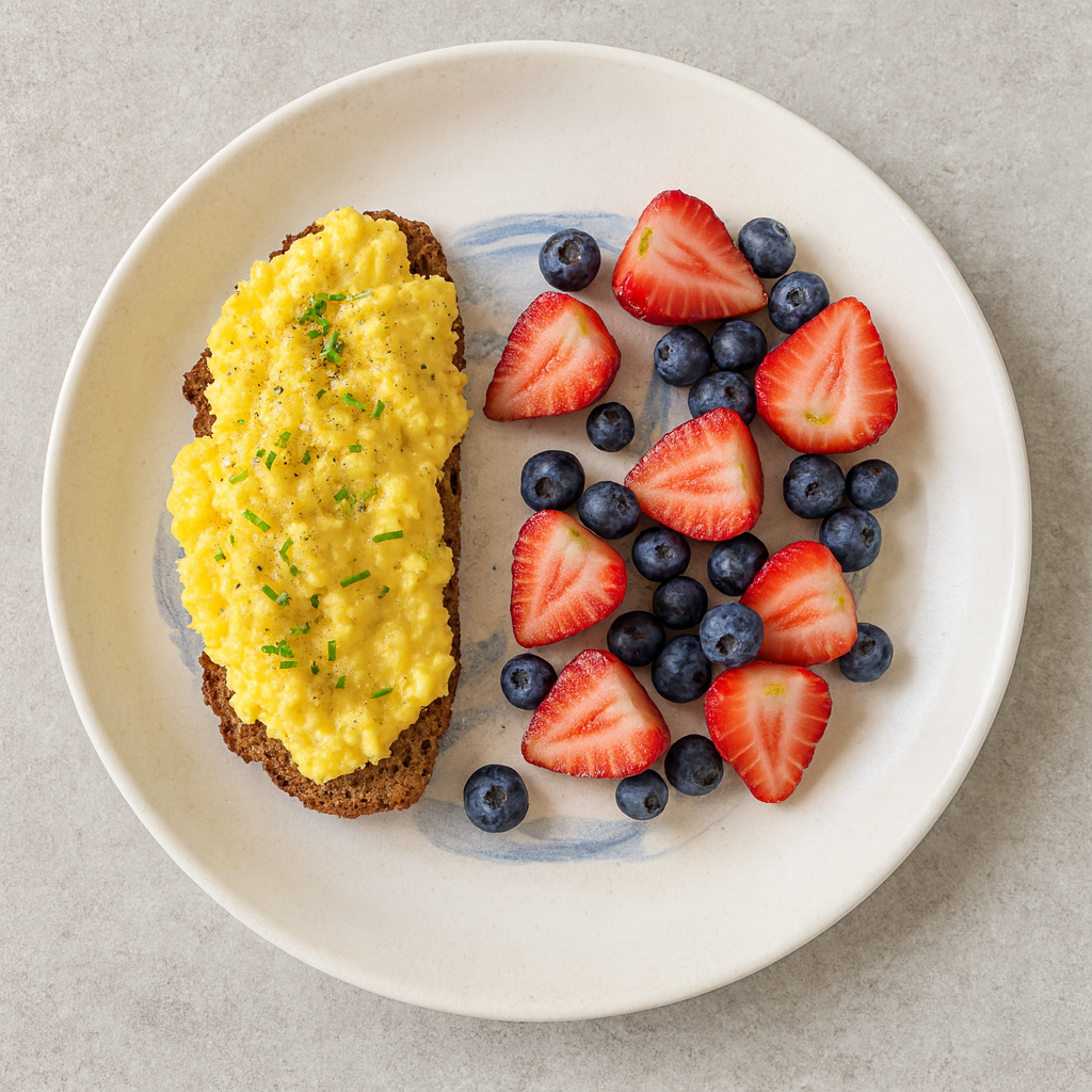 Cottage Cheese Scrambled Eggs