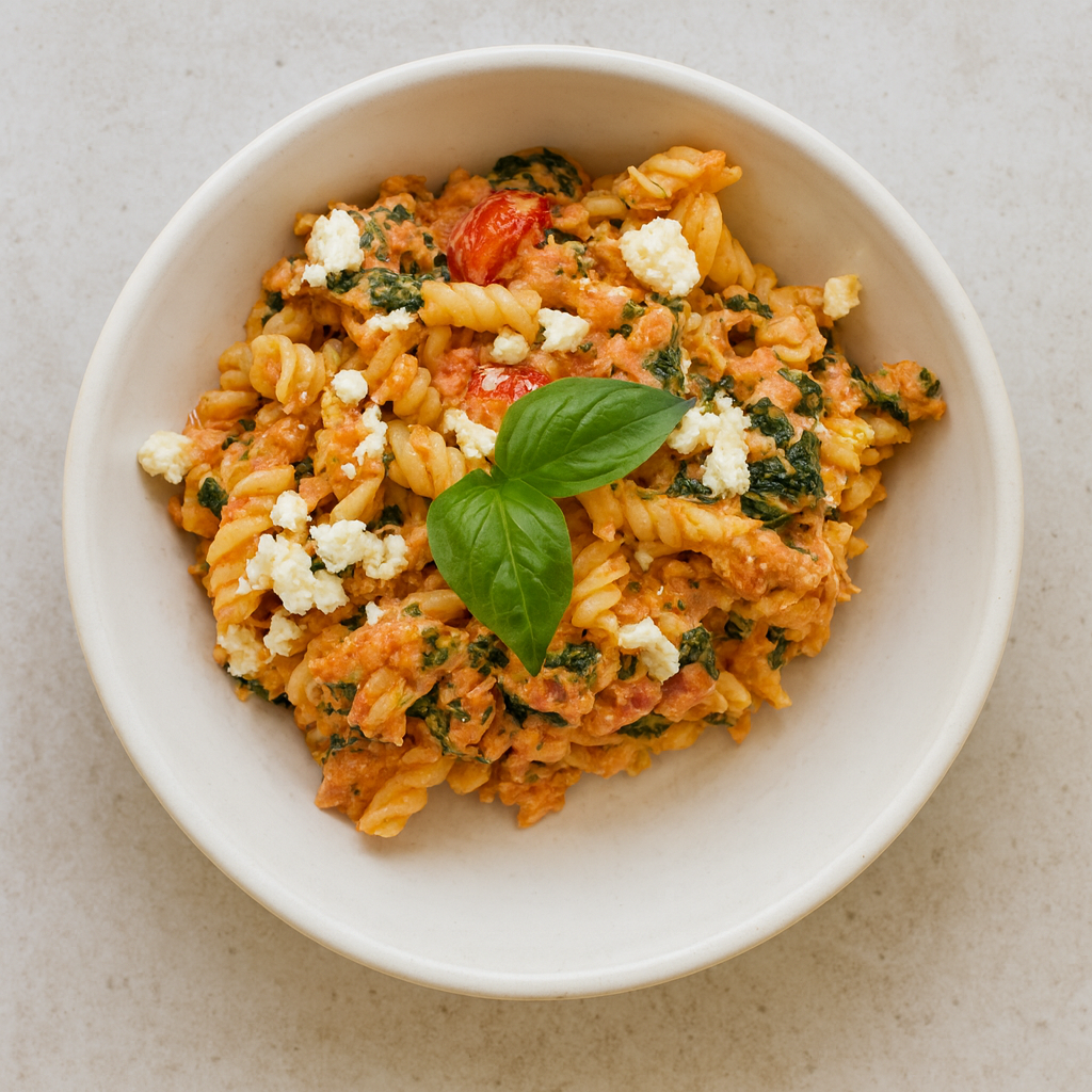 Gluten-free Salmon Pasta Bake | Microgram Recipes
