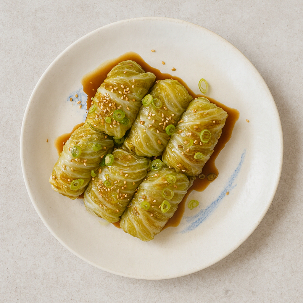 Asian Turkey Cabbage Rolls